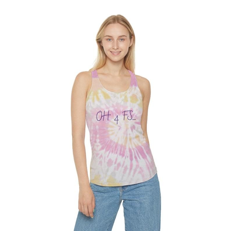 Tie Dye Racerback Tank Top T-Shirts, Hoodie, Sweatshirt | InkThreadWorks.com