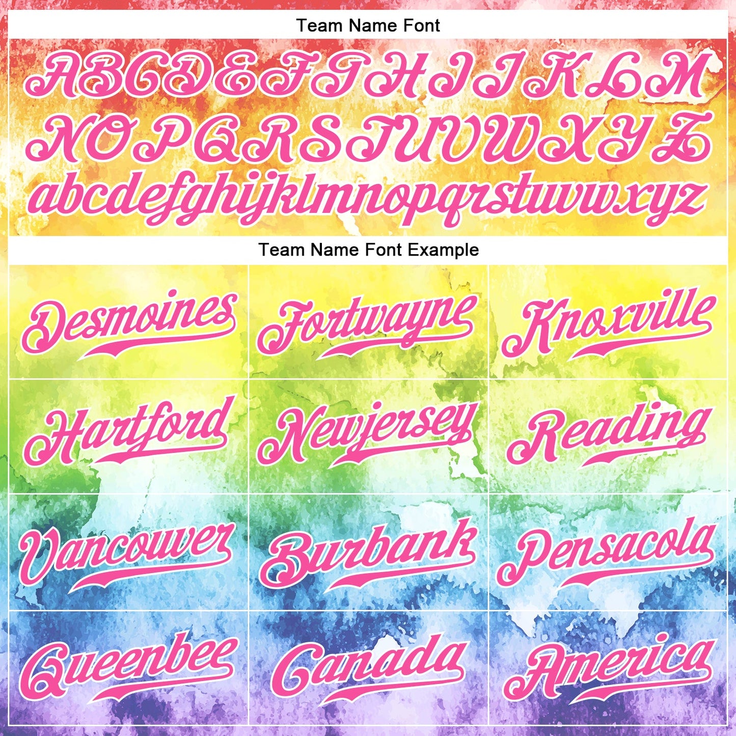 Custom Tie Dye Light Blue-Pink 3D Rainbow Authentic Baseball Jersey