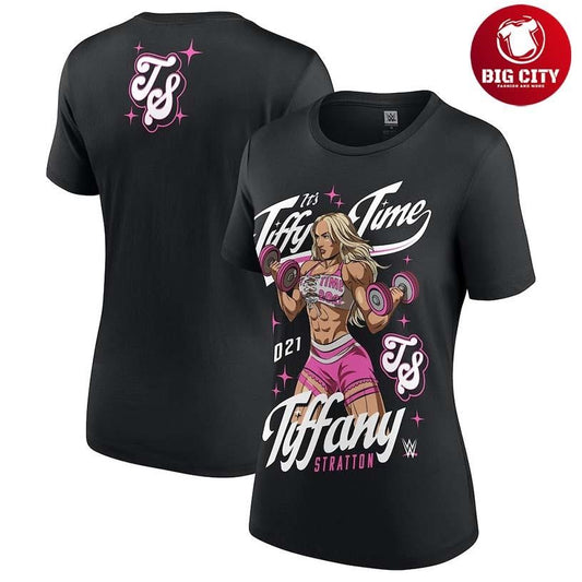 Tiffany Stratton Women’s Tiffy Time Est. 2021 Two Sided Shirt