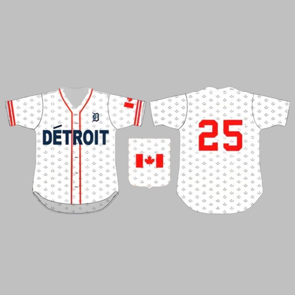 Tigers Canadian Heritage Jersey Giveaway 2025 - Grishko.com