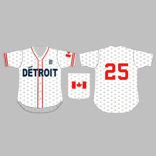 Tigers Canadian Heritage Jersey Giveaway 2025 - Grishko.com