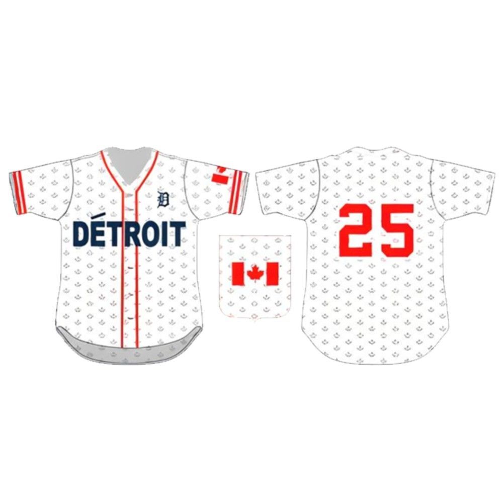 Tigers Canadian Heritage Jersey Giveaway 2025 - Grishko.com