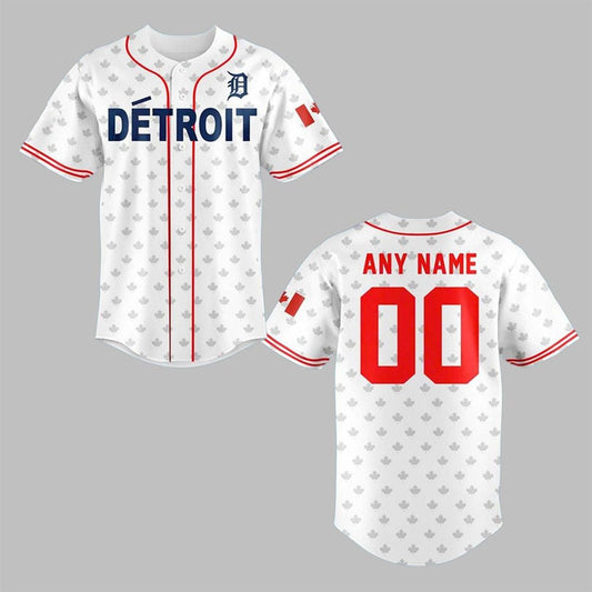 Tigers Canadian Heritage Night Jersey Giveaway 2025 - Grishko.com