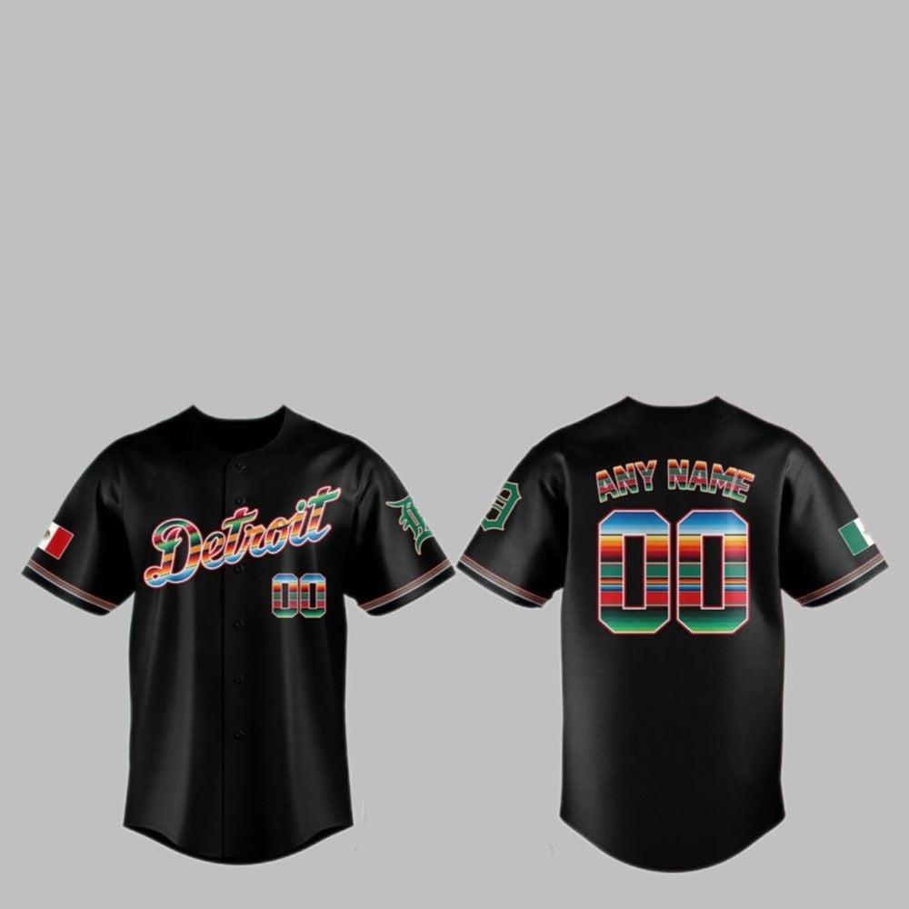 Tigers Mexican Heritage Night Jersey 2025 - Grishko.com