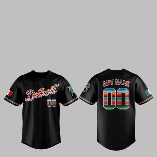 Tigers Mexican Heritage Night Jersey 2025 - Grishko.com
