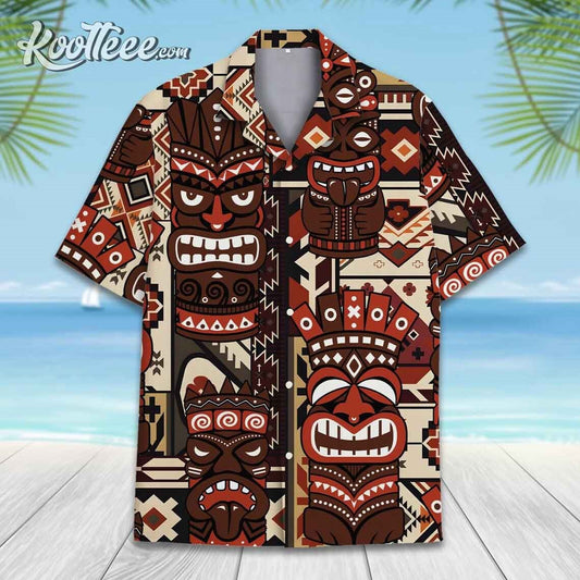 Tiki Tribal Hawaiian Shirt