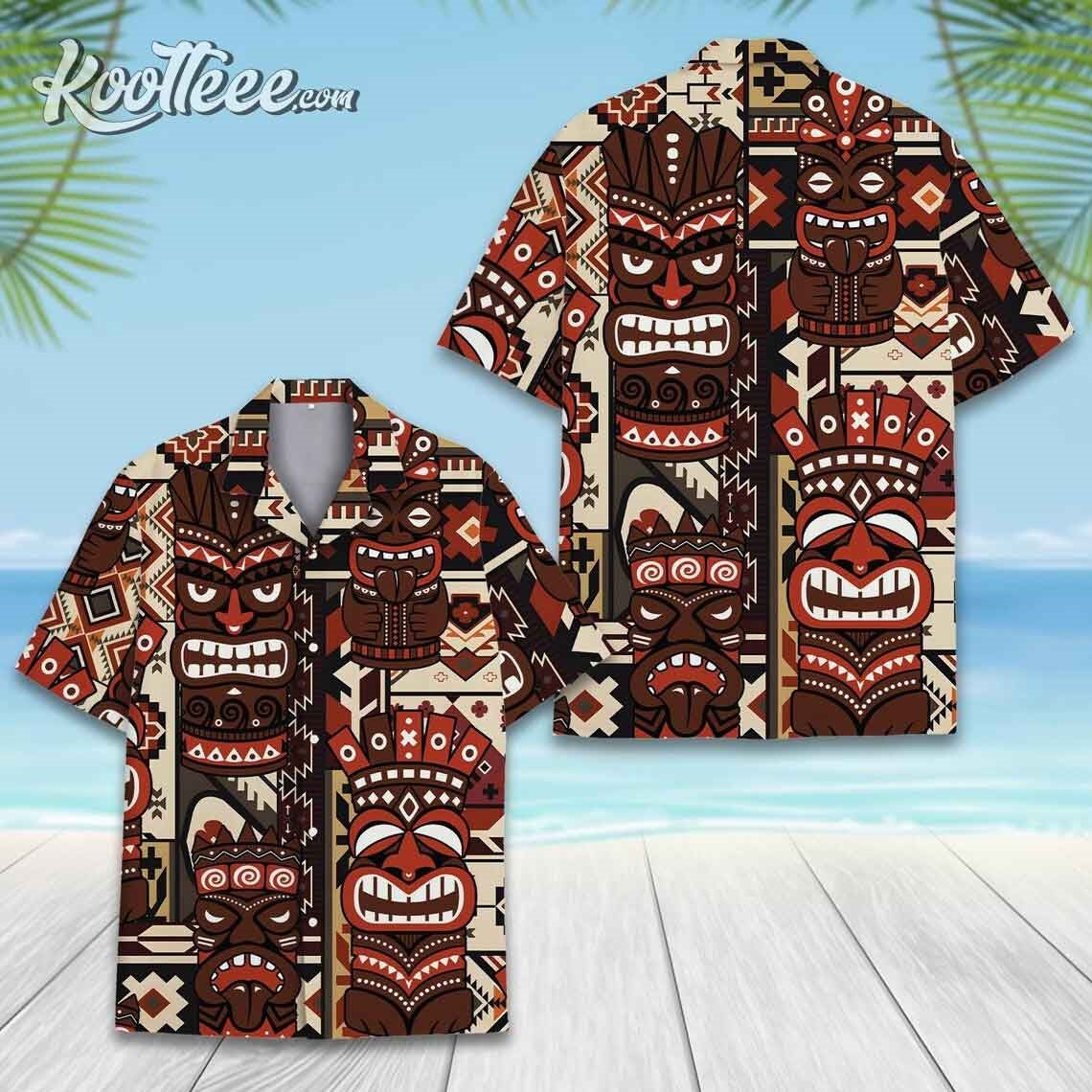 Tiki Tribal Hawaiian Shirt