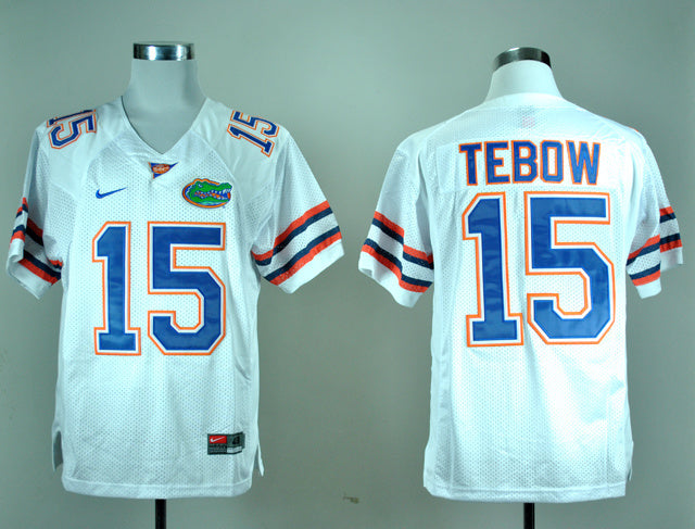 Tim Tebow 15 White