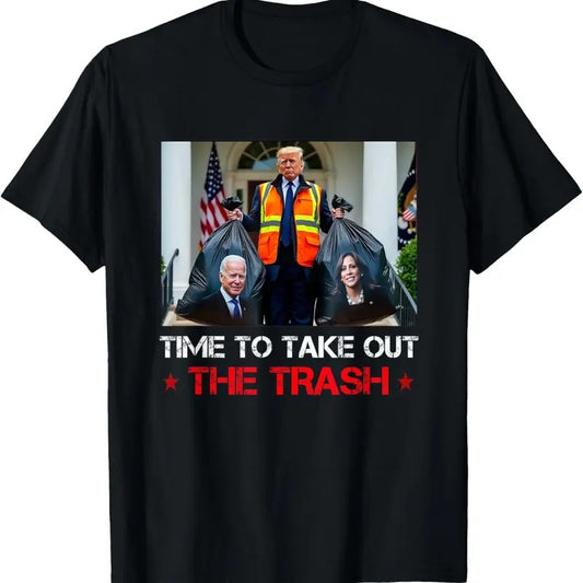 Time To Take Out The Trash Trump Garbage Man T-Shirt Hoodie, Sweatshirt | InkThreadWorks.com