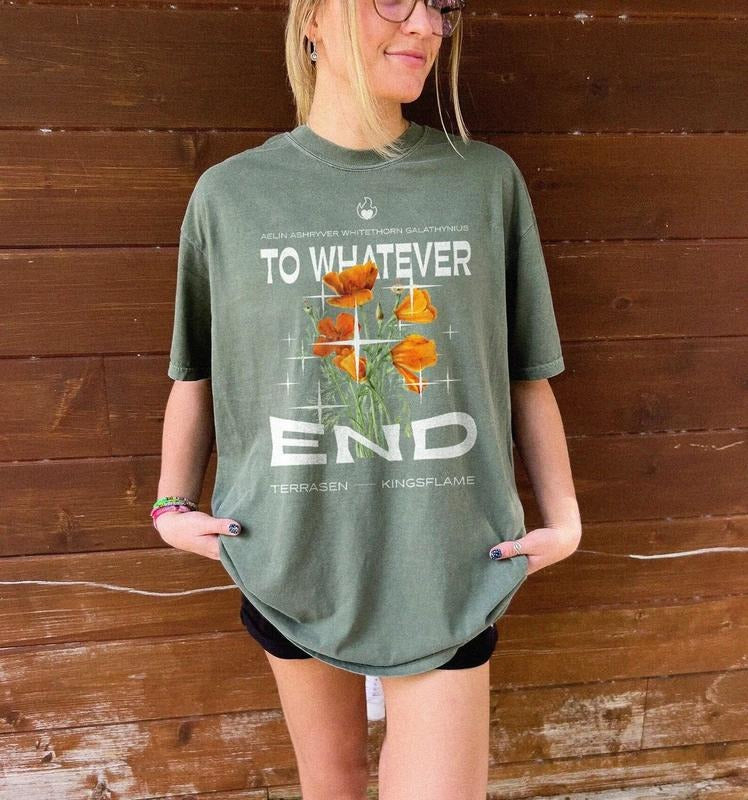 To Whatever End Throne Of Glass Shirt Top Womenswear Underwear Lady Hoodie, Sweatshirt | InkThreadWorks.com