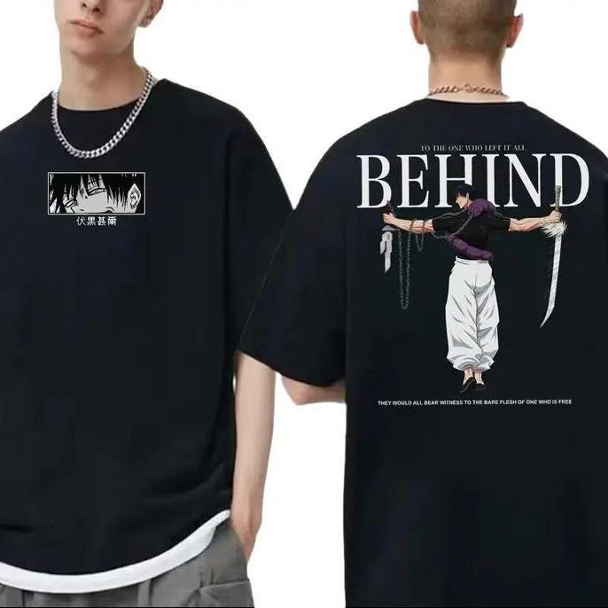 Toji Fushiguro Shirt For Gym, Toji Fushiguro 2 Side Shirt Hoodie, Sweatshirt | InkThreadWorks.com