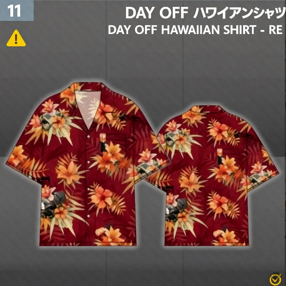 Tokyo Game Show Tgs 2025 Day Off Escape From Tarkov Hawaiian Shirt Red Version
