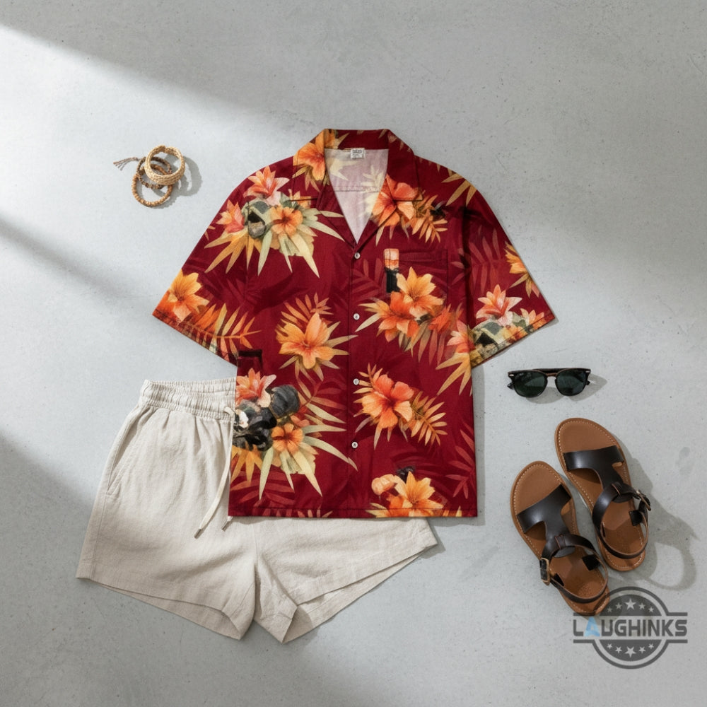 Tokyo Game Show Tgs 2025 Day Off Escape From Tarkov Hawaiian Shirt Red Version