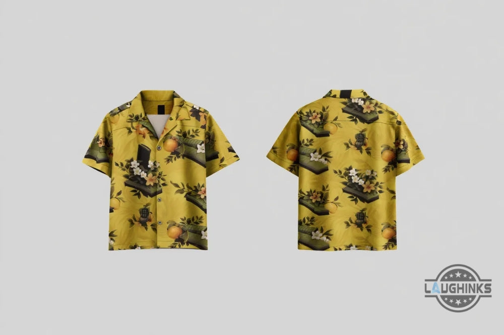 Tokyo Game Show Tgs 2025 Day Off Escape From Tarkov Hawaiian Shirt Yellow Version