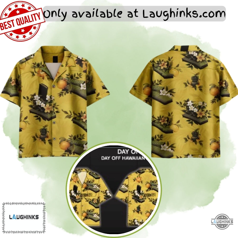 Tokyo Game Show Tgs 2025 Day Off Escape From Tarkov Hawaiian Shirt Yellow Version