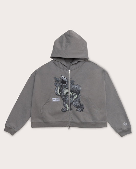 Japanese Cookie Monster Anatomy Hoodie
