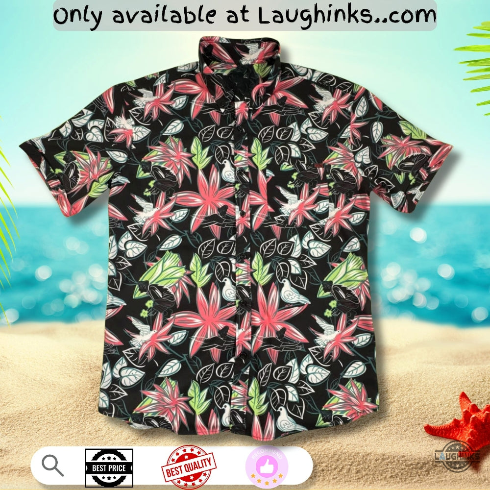 Tom Ace Roosevelts Albino Pigeon Ace Ventura Spring Floral Hawaiian Shirt Aop Replica