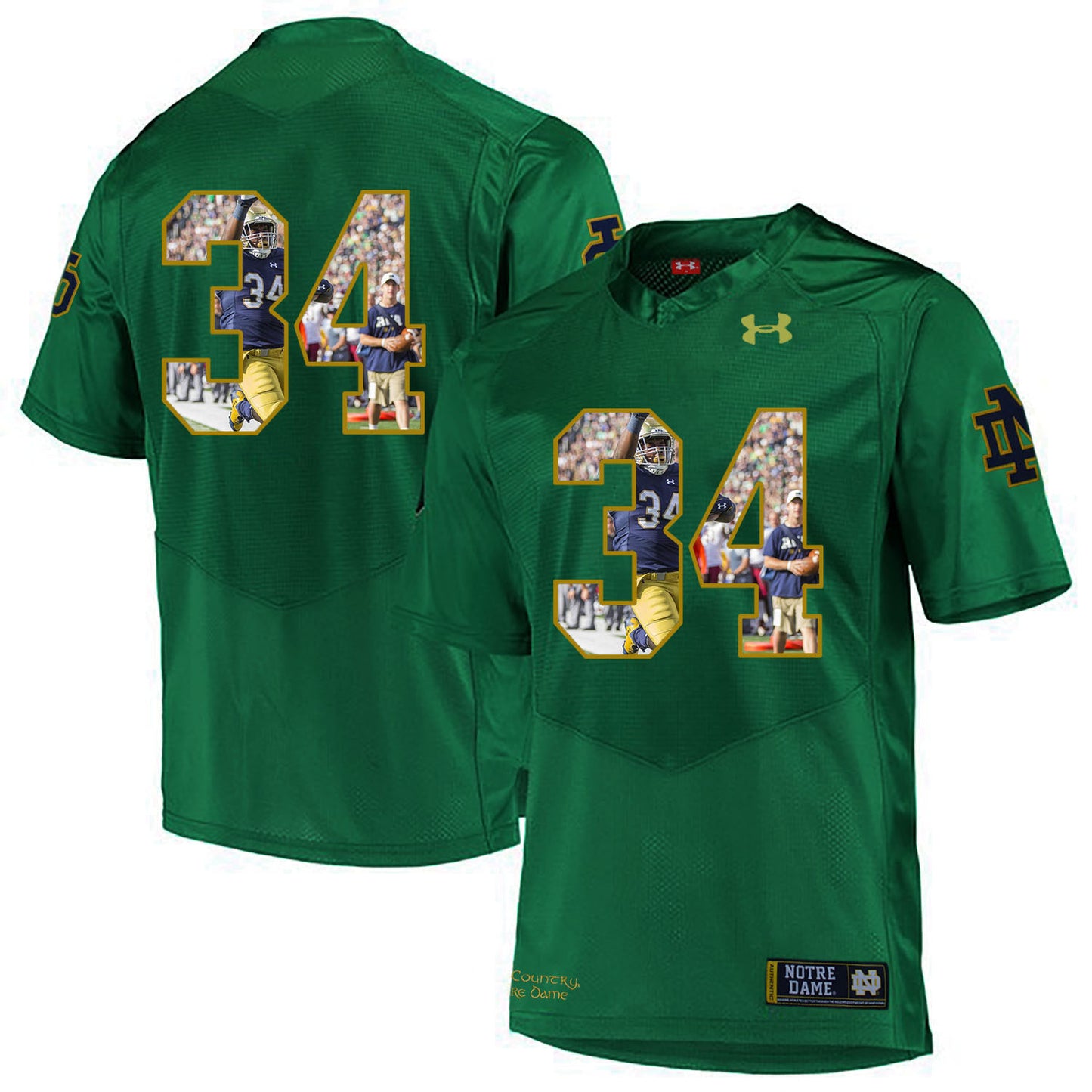 Tony Jones Jr. 34 Bright Green