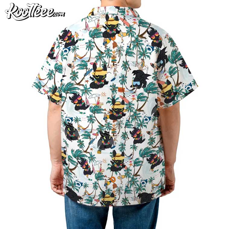 Toothless How To Train Your Dragon Aloha Hawaiian Shirt