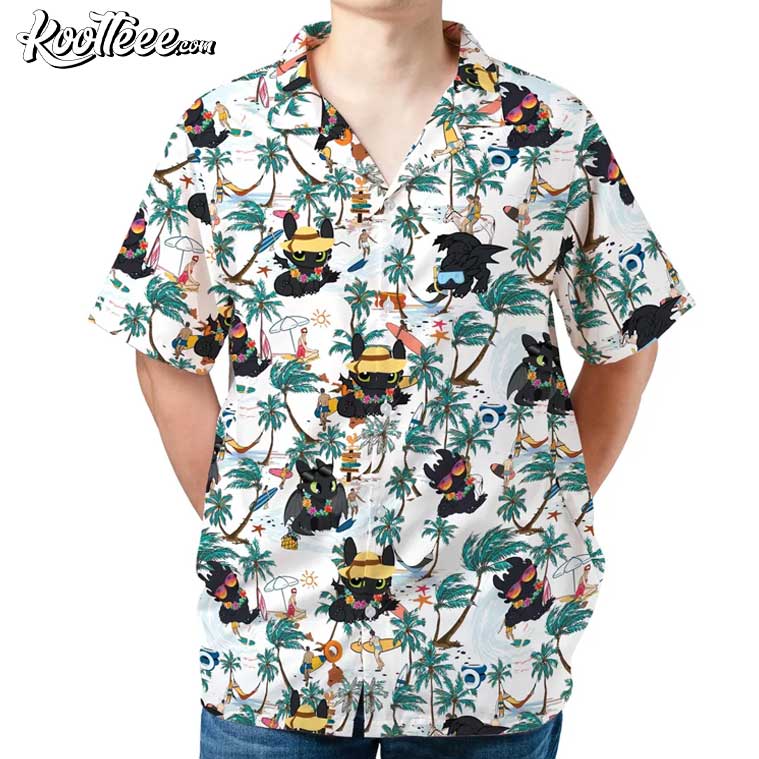 Toothless How To Train Your Dragon Aloha Hawaiian Shirt