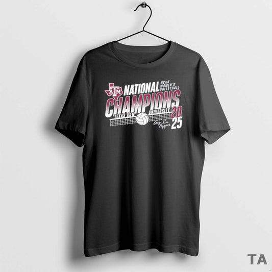 Top 2025 Volleyball National Champions Texas Am Gig Em Aggies T-Shirts, Hoodie, Sweatshirt