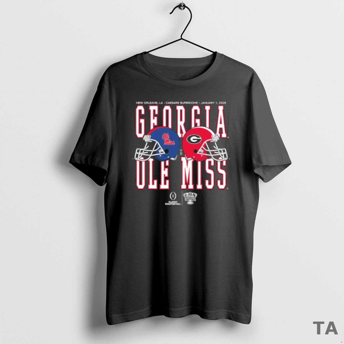 Top Allstate Sugar Bowl 2026 Ole Miss Vs Georgia Helmet Matchup T-Shirts, Hoodie, Sweatshirt