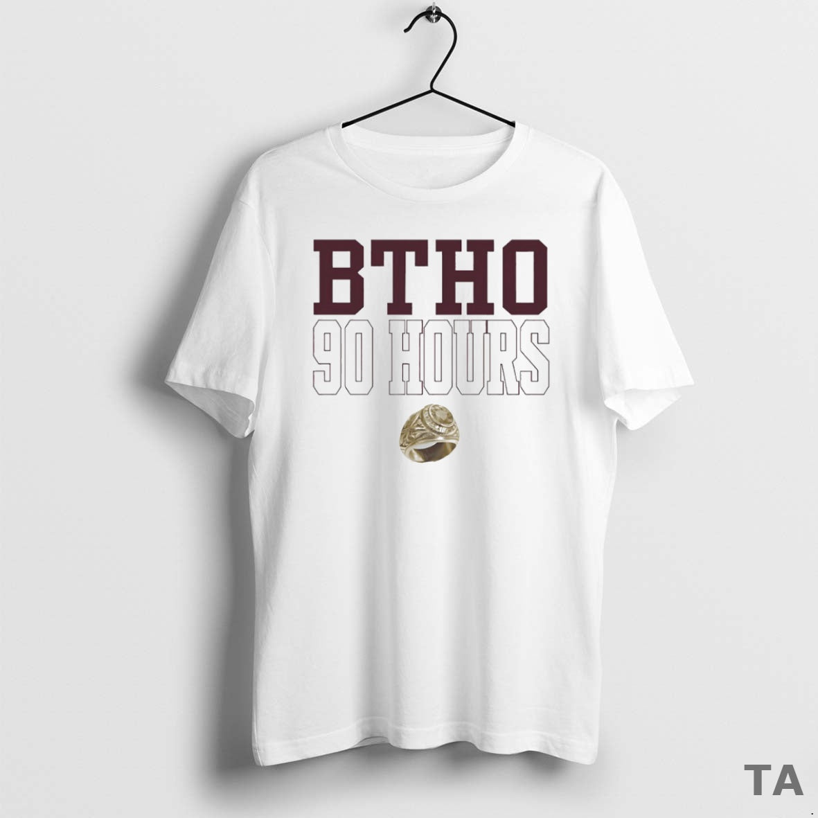 Top Btho 90 Hours Ring Texas A And M Aggies Circle T Shirt Sweater Hoodie, Sweatshirt | InkThreadWorks.com