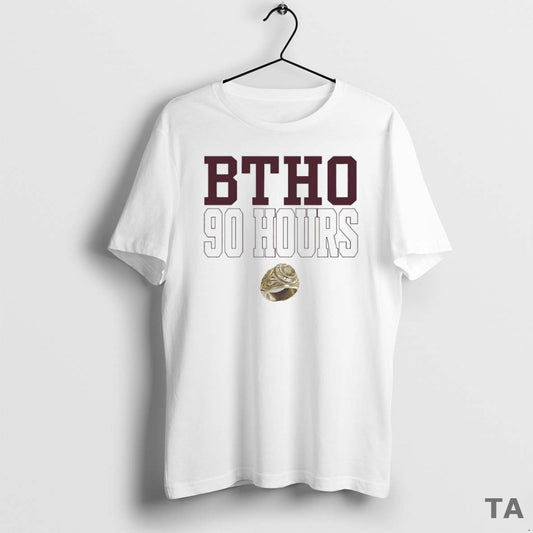 Top Btho 90 Hours Ring Texas A And M Aggies Circle T Shirt Sweater Hoodie, Sweatshirt | InkThreadWorks.com