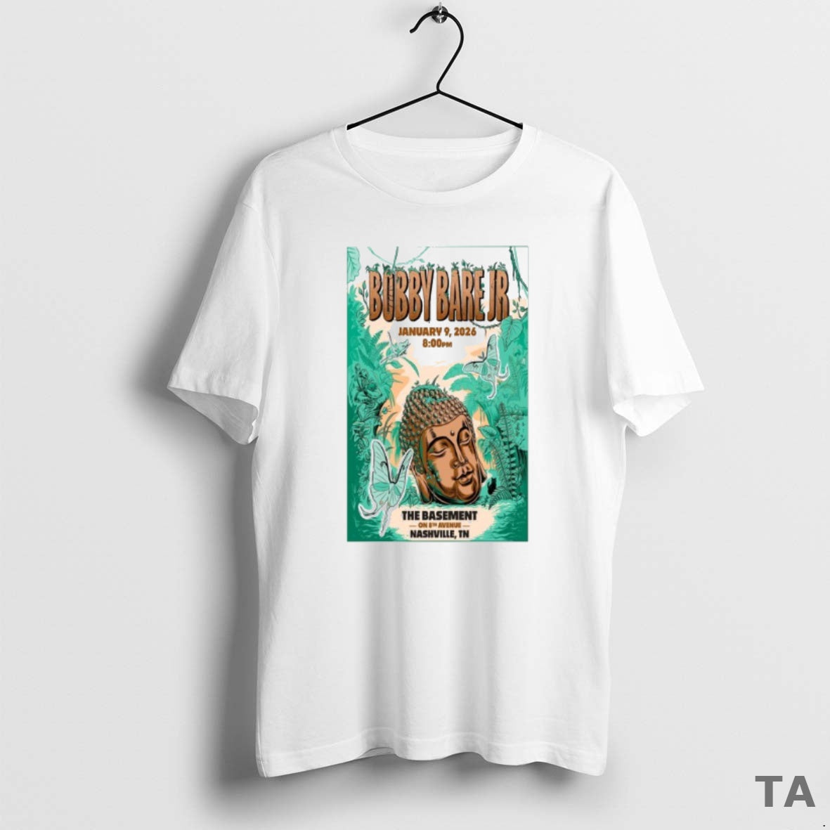 Top Bobby Bare Jr Nashville Tn January 9 2026 Concert T Shirt Sweater Hoodie, Sweatshirt | InkThreadWorks.com