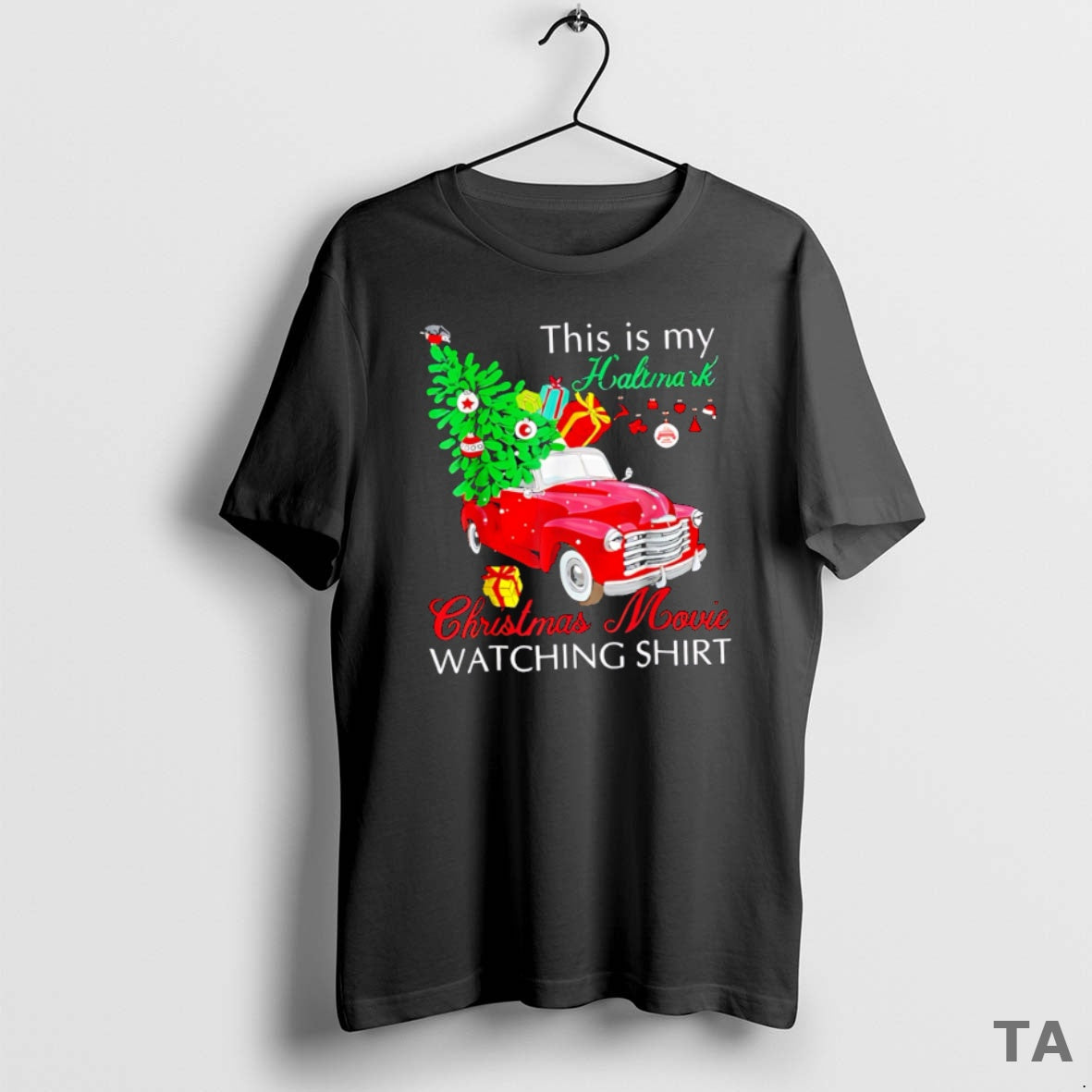 Top Car This Is My Hallmark Christmas Movie Watching T Shirt Sweater Hoodie, Sweatshirt | InkThreadWorks.com