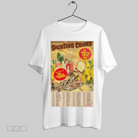 Top Counting Crows The Complete Sweets Tour 2025 T Shirt