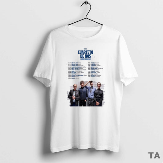 Top Cuarteto De Nos Tour Puertas 2026 T Shirt Sweater Hoodie, Sweatshirt | InkThreadWorks.com