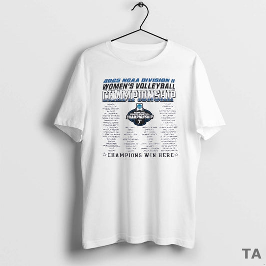 Top Dii Womens Volleyball Regionals 2025 T Shirt Sweater Hoodie, Sweatshirt | InkThreadWorks.com