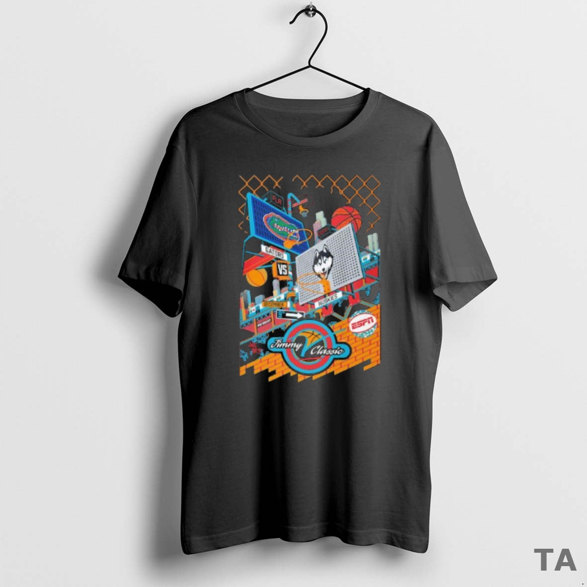 Top Florida Vs Uconn 2025 Jimmy V Classic Basketball T Shirt Sweater Hoodie, Sweatshirt | InkThreadWorks.com