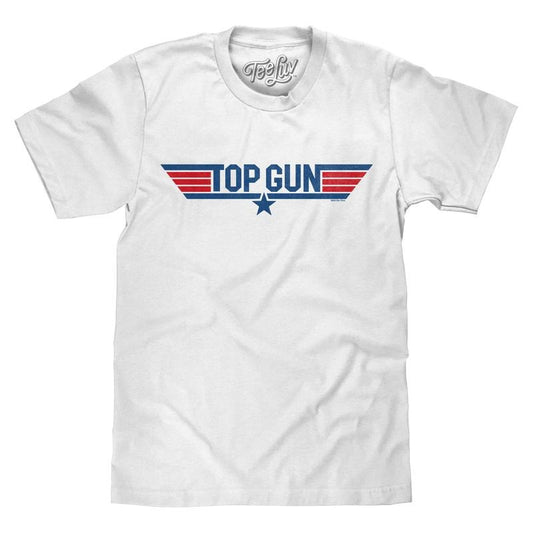 Top Gun Movie Logo T-Shirt - White