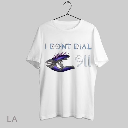 Top Halo Needler I Dont Dial 911 T Shirt