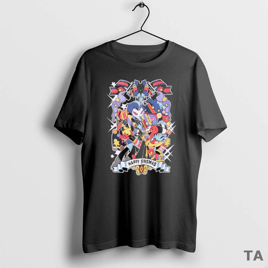 Top Helluva Boss Sinsmas Blitz Stolas T Shirt Sweater Hoodie, Sweatshirt | InkThreadWorks.com