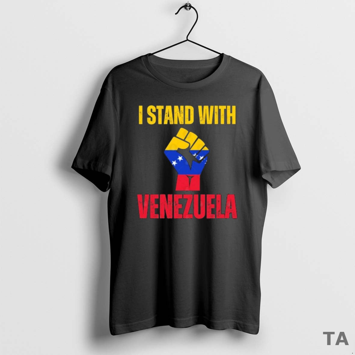 Top I Stand With Venezuela Freedom Flag T Shirt Sweater Hoodie, Sweatshirt | InkThreadWorks.com