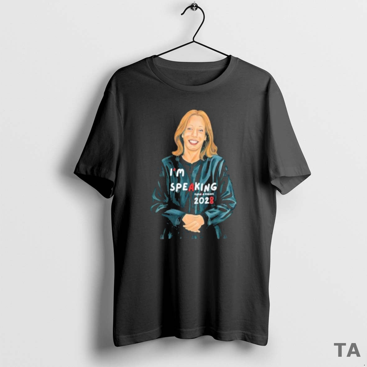Top Im Speaking Madam Kamala Harris 2028 T Shirt Sweater Hoodie, Sweatshirt | InkThreadWorks.com