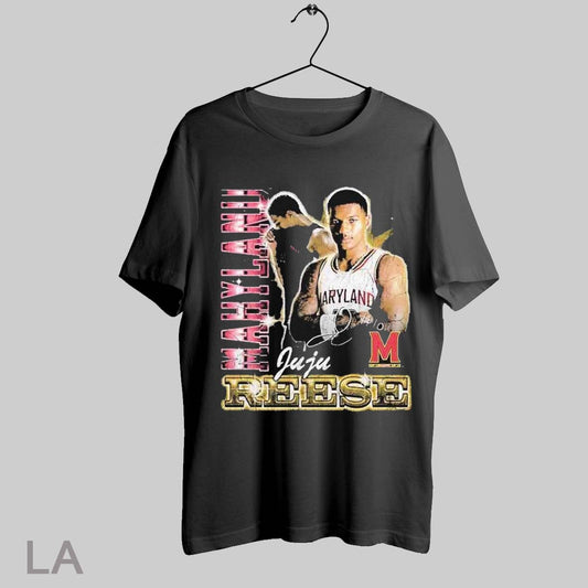 Top Julian Reese Maryland Terrapins Mens Basketball 90s T Shirt
