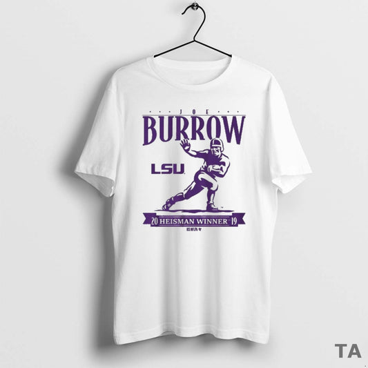 Top Lsu Football Joe Burrow Heisman Trophy T Shirt Sweater Hoodie, Sweatshirt | InkThreadWorks.com