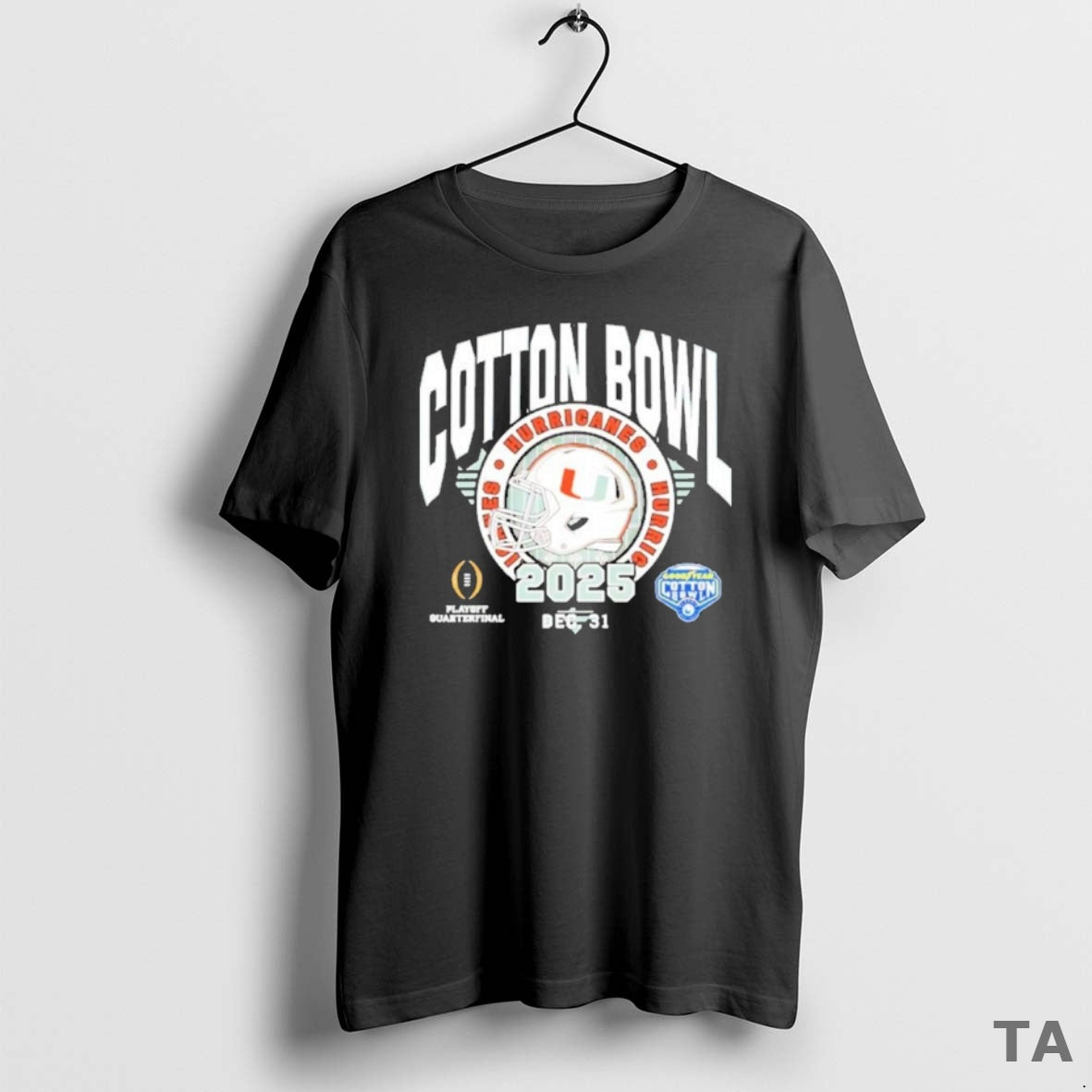 Top Miami 2025 Cotton Bowl Dec 31 T Shirt Sweater Hoodie, Sweatshirt | InkThreadWorks.com