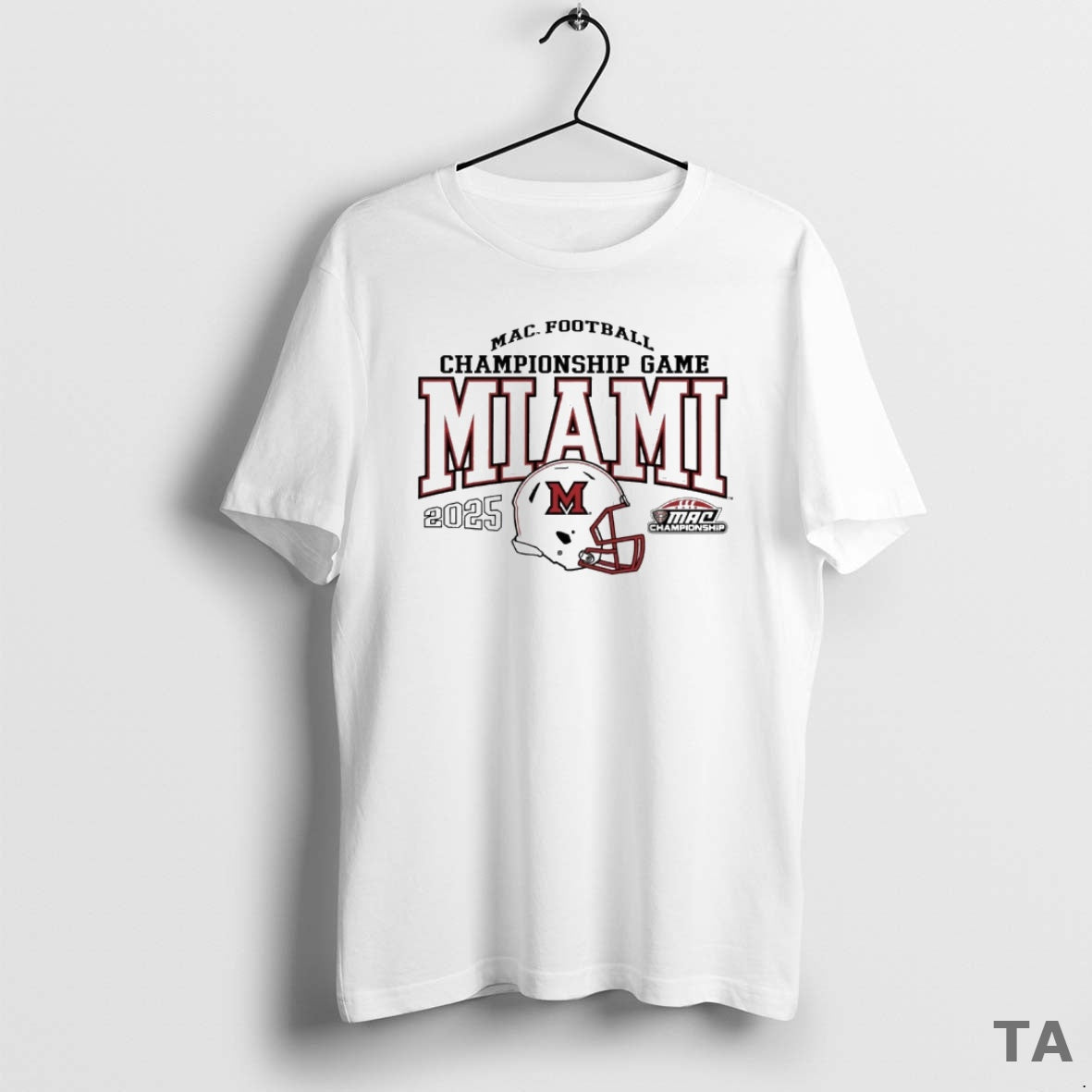 Top Miami Redhawks 2025 Mac Football Championship Game Helmet T Shirt Sweater Hoodie, Sweatshirt | InkThreadWorks.com