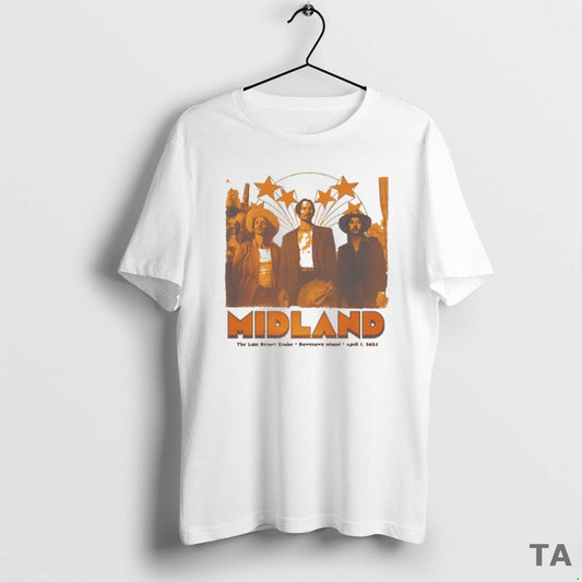 Top Midland The Last Resort Cruise Downtown Miami April 1 2024 Stars T Shirt Sweater Hoodie, Sweatshirt | InkThreadWorks.com