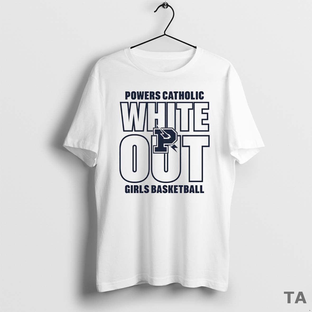 Top Powers Catholic Girls Basketball White Out T Shirt Sweater Hoodie, Sweatshirt | InkThreadWorks.com