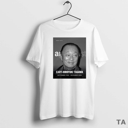 Top Rip Cary Hiroyuki Tagawa September 1950 December 2025 T Shirt Sweater Hoodie, Sweatshirt | InkThreadWorks.com