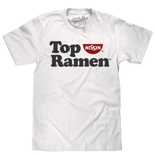 Top Ramen Logo T-Shirt - White Hoodie, Sweatshirt | InkThreadWorks.com
