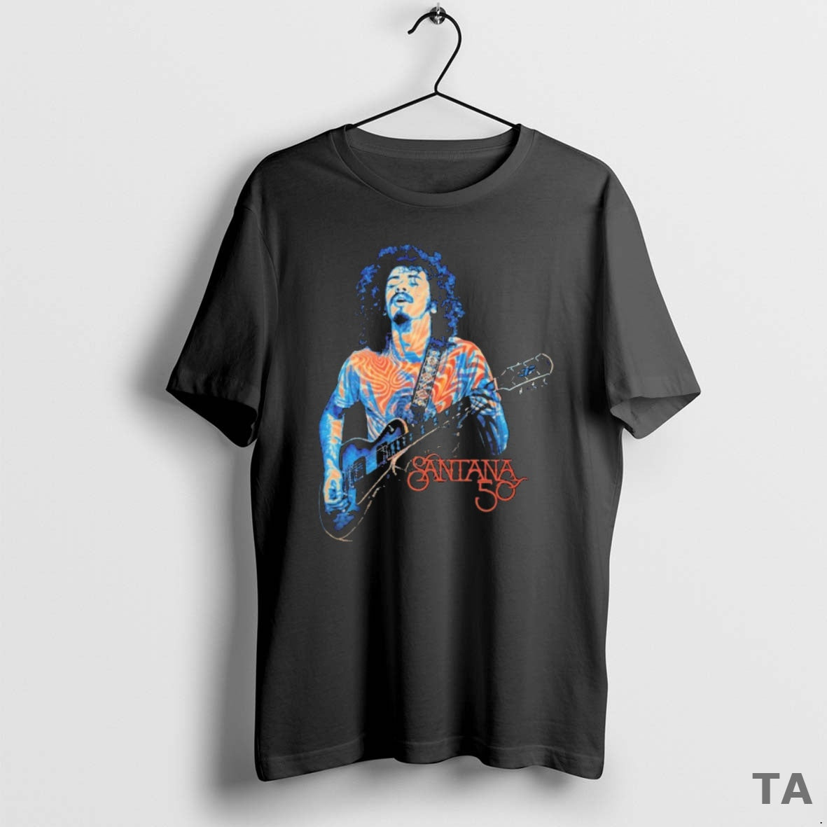 Top Santana 50 Guitar T Shirt Sweater Hoodie, Sweatshirt | InkThreadWorks.com