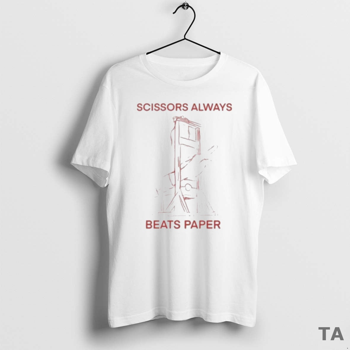 Top Scissors Always Beats Paper T Shirt Sweater Hoodie, Sweatshirt | InkThreadWorks.com
