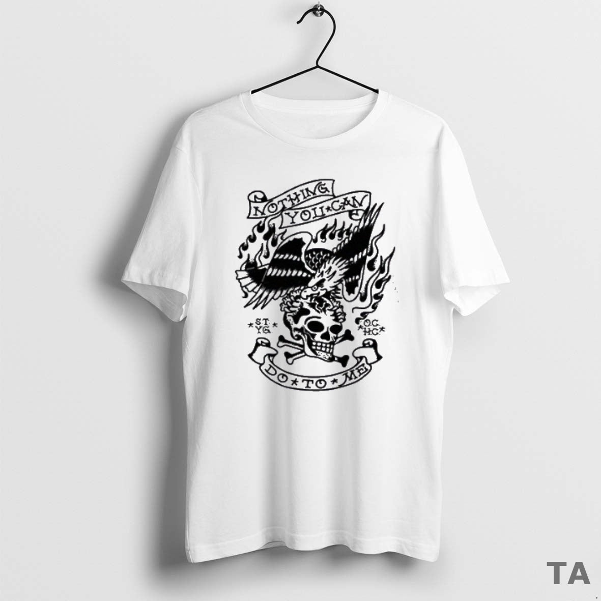 Top Stick To Your Guns Nothing You Can Do To Me Skull Eagle T-Shirts, Hoodie, Sweatshirt | InkThreadWorks.com